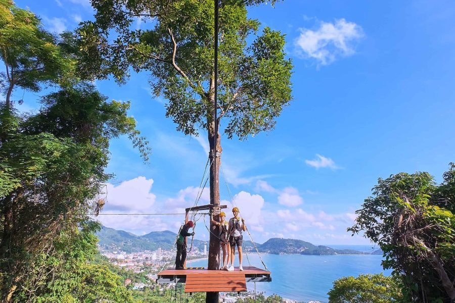 Erawan Patong Seaview Zipline 20 Platforms + Hotel Transfer